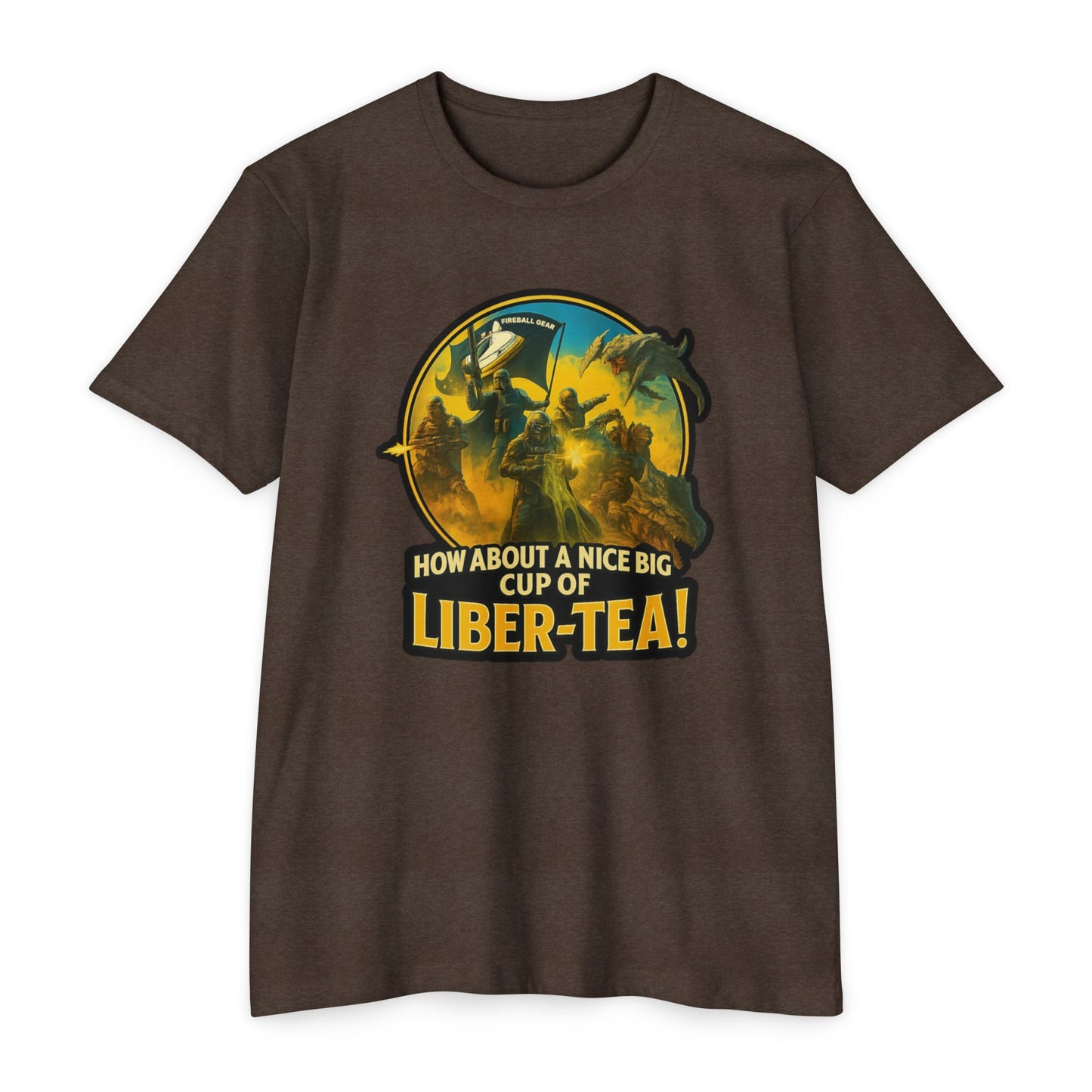 Hell Divers - ¡Disfruta de una buena taza de té LIBRA! - Camiseta CVC