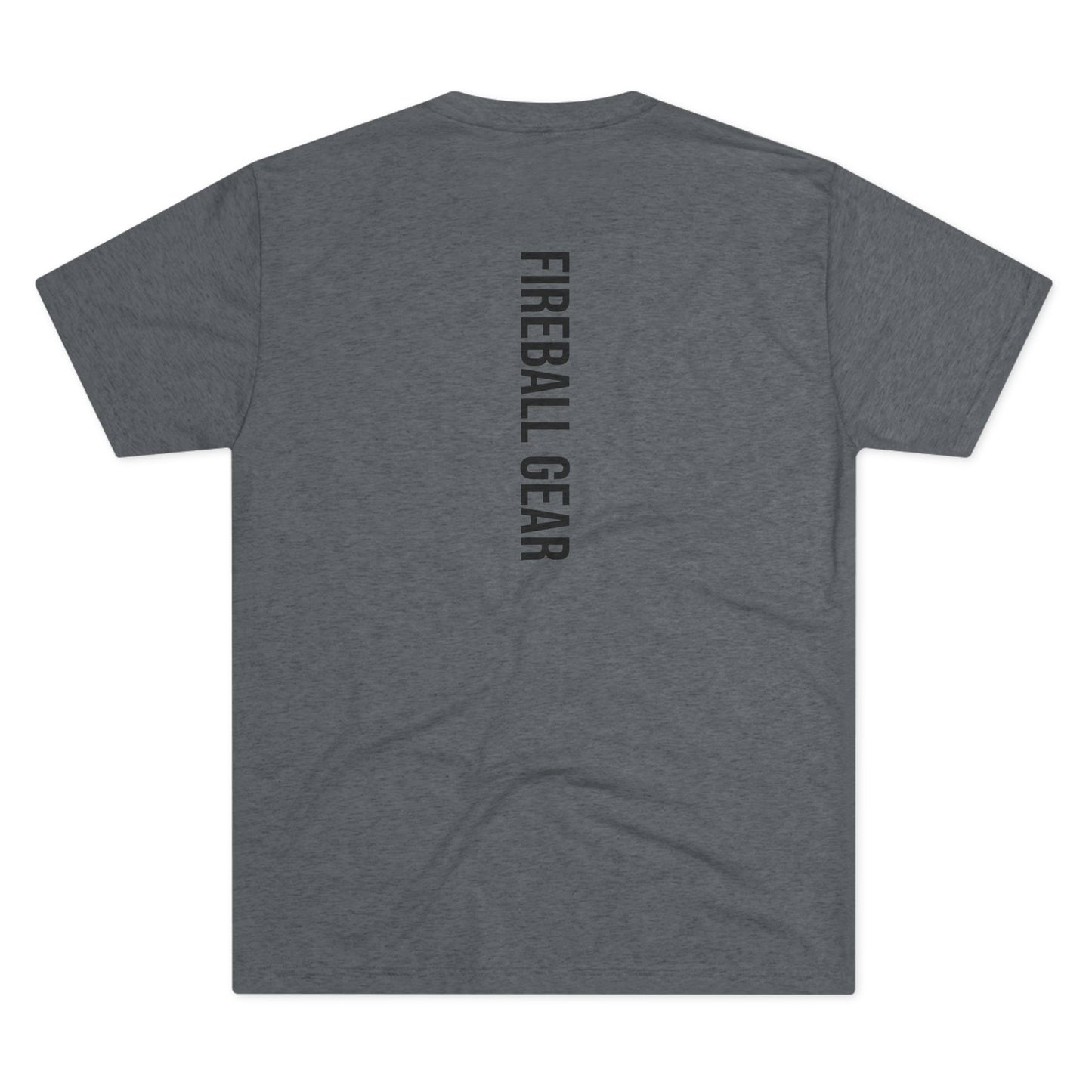 Fireball Gear - Flamme & Ausrüstung zentriert - Schwarz - Unisex Triblend T-Shirt