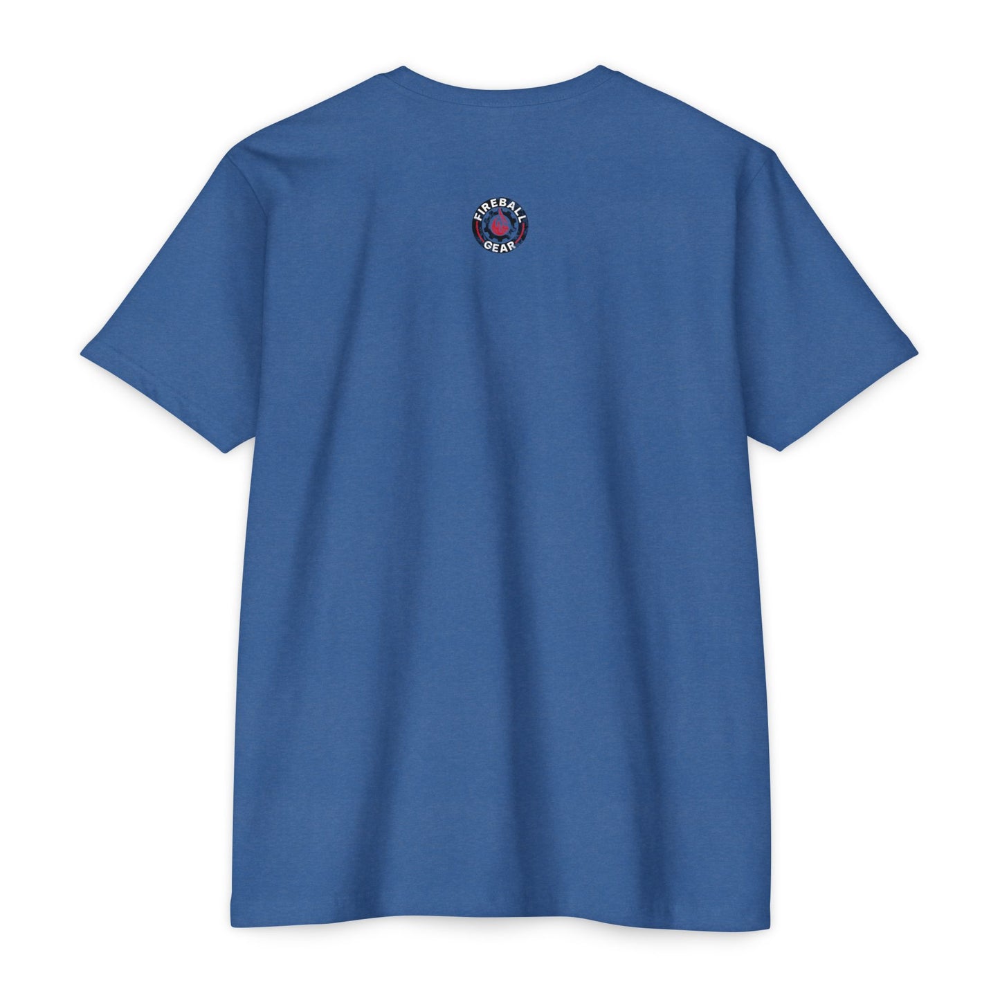 Camiseta Fireball 3D v4 desgastada - Heather