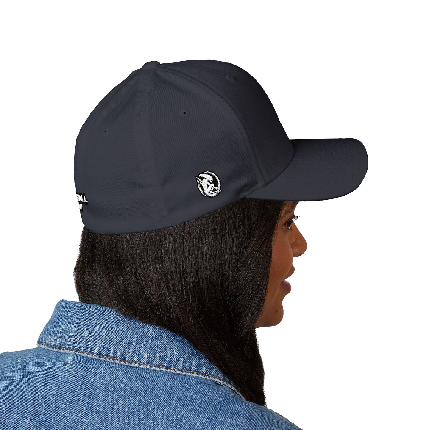 Alien Earth Prodigy Corp - FlexFit Embroidered Baseball Cap - White Thread