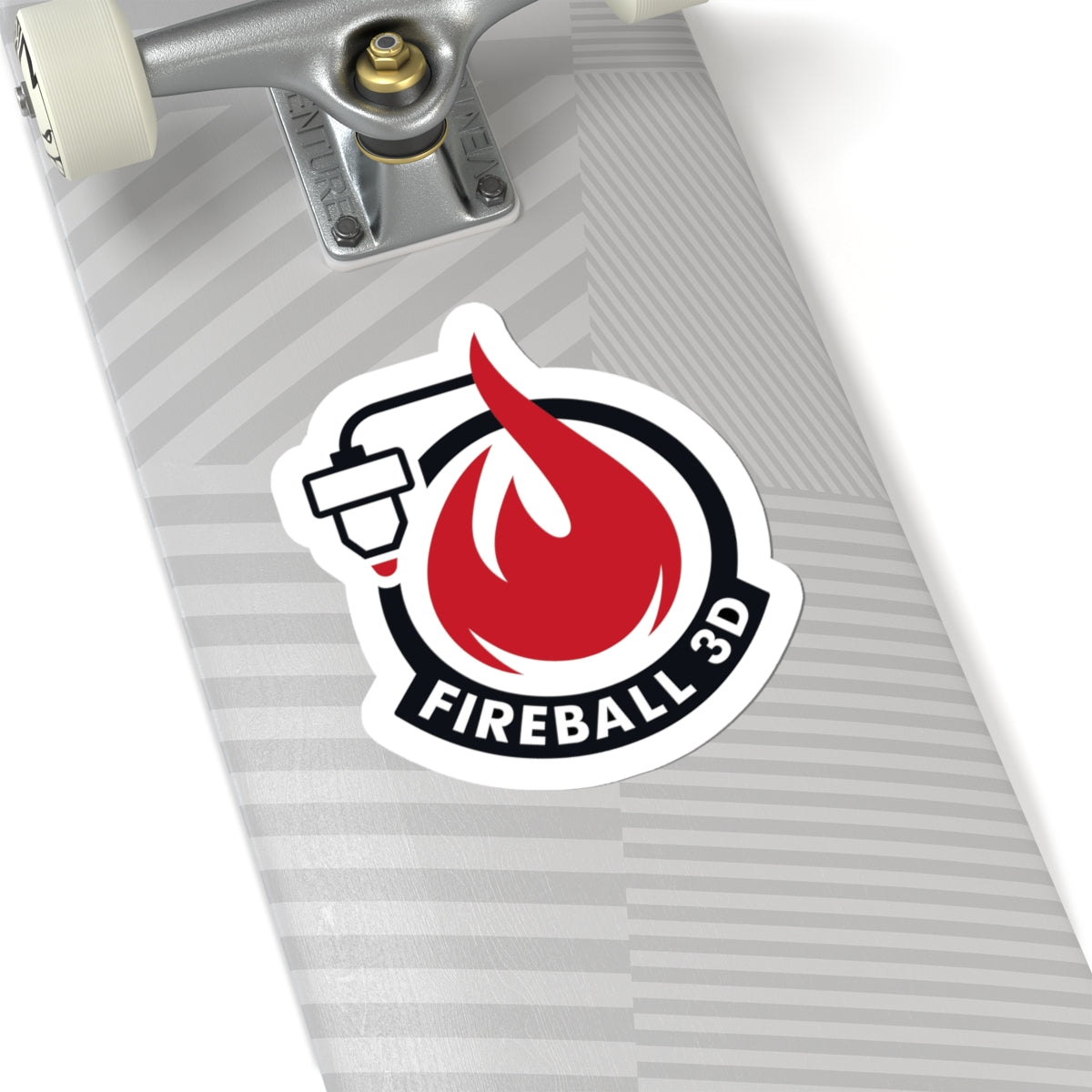 Fireball 3D v4.1 - Pegatina del logotipo
