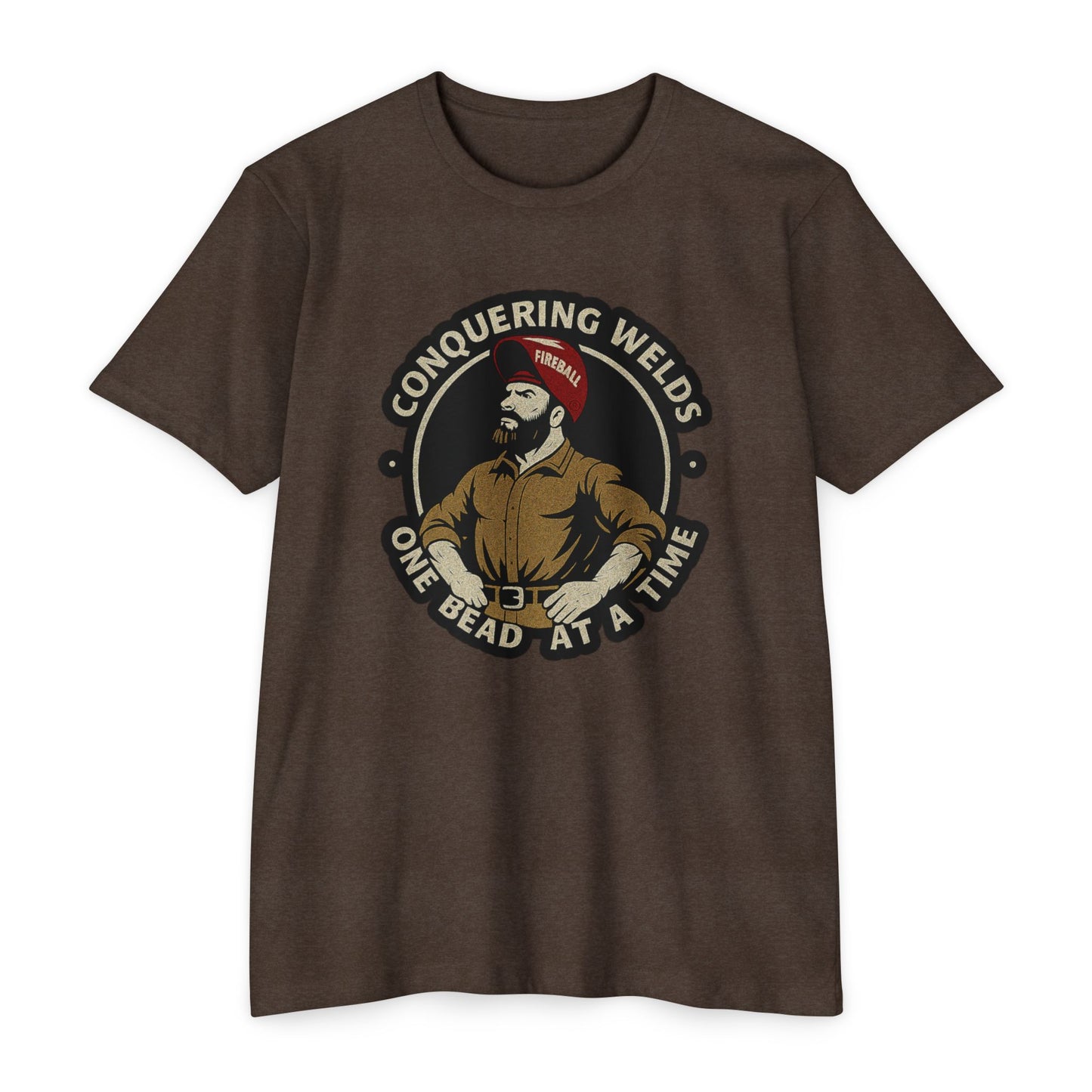 Schweißnähte meistern, eine Perle nach der anderen – CVC T-Shirt