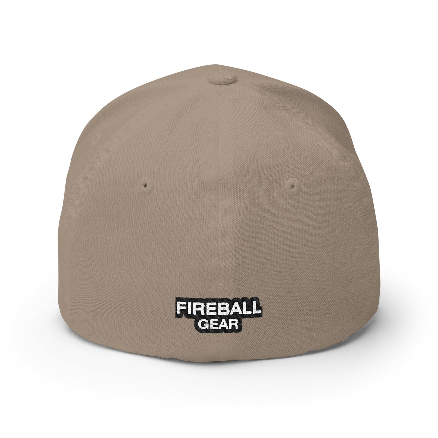 Gorra de béisbol bordada FlexFit de Fireball Fabrication v3.5