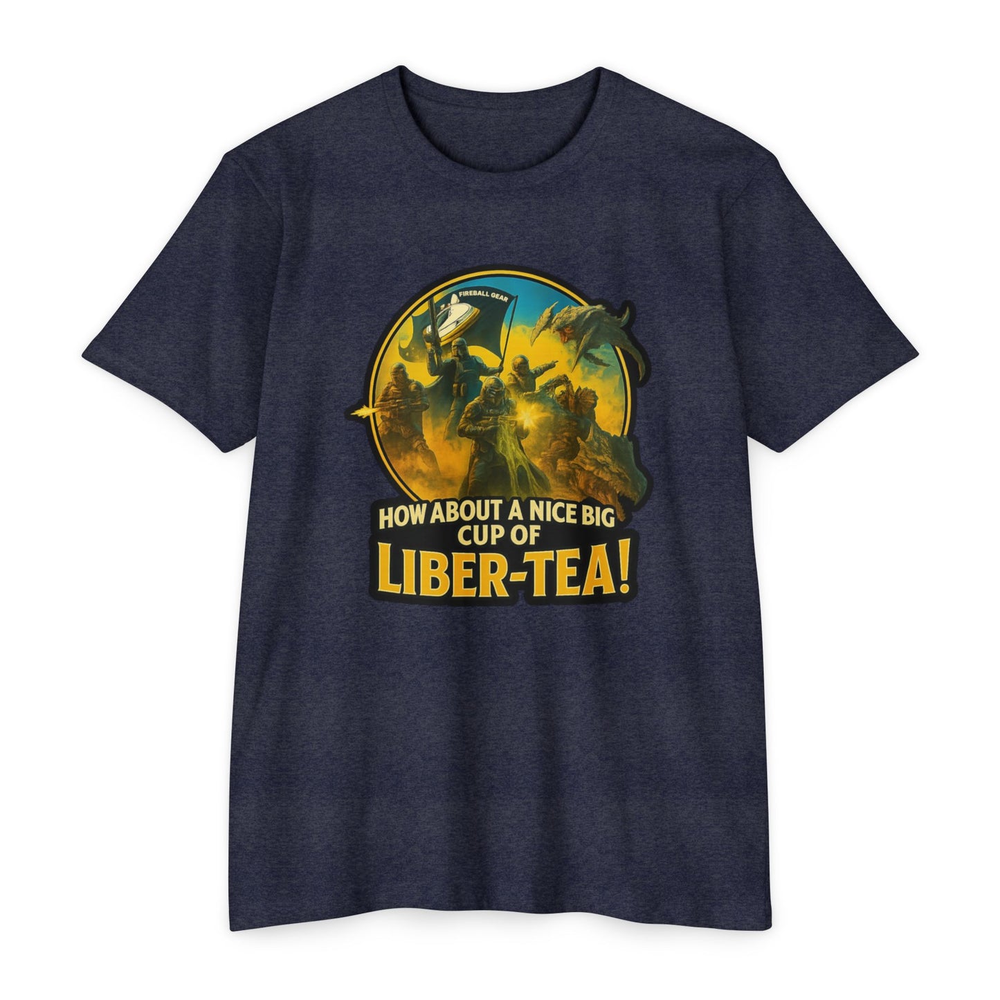 Hell Divers - ¡Disfruta de una buena taza de té LIBRA! - Camiseta CVC