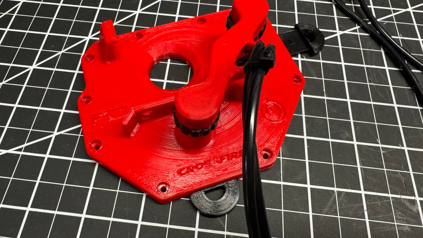 Protección contra salpicaduras Crossfire y orientación láser