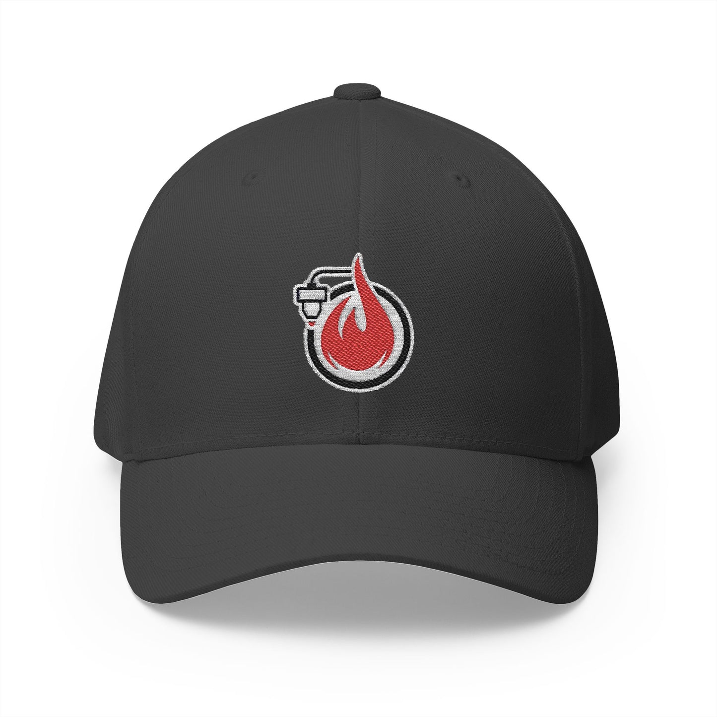 Gorra de béisbol bordada FlexFit Fireball 3D v4.1