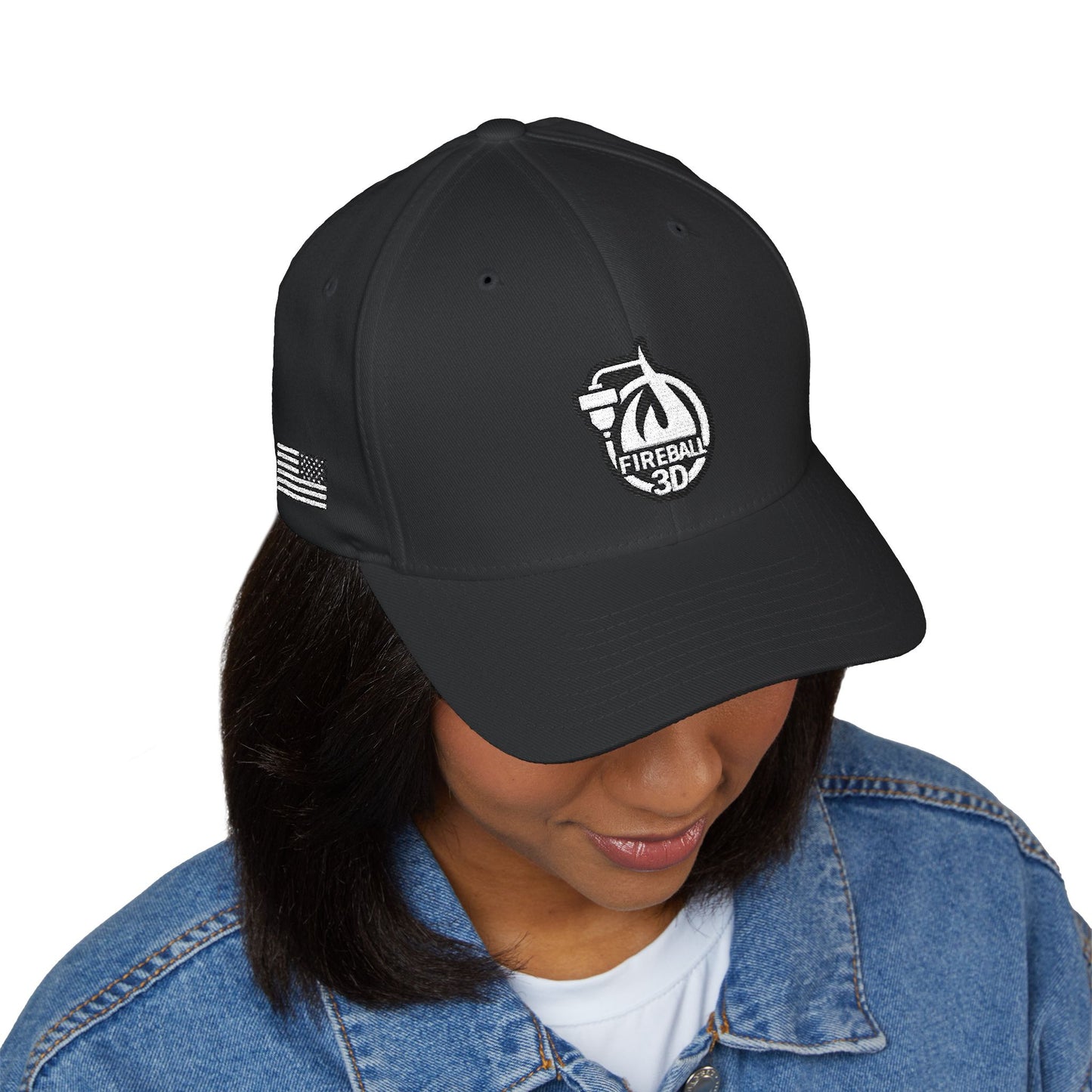 Fireball 3D v3.0 - Flexfit Embroidered Baseball Cap