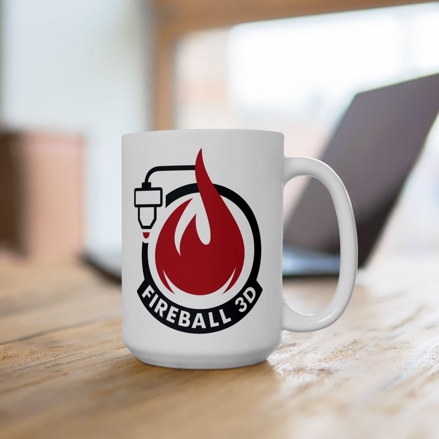 Fireball 3D - Coffee Mug 15oz