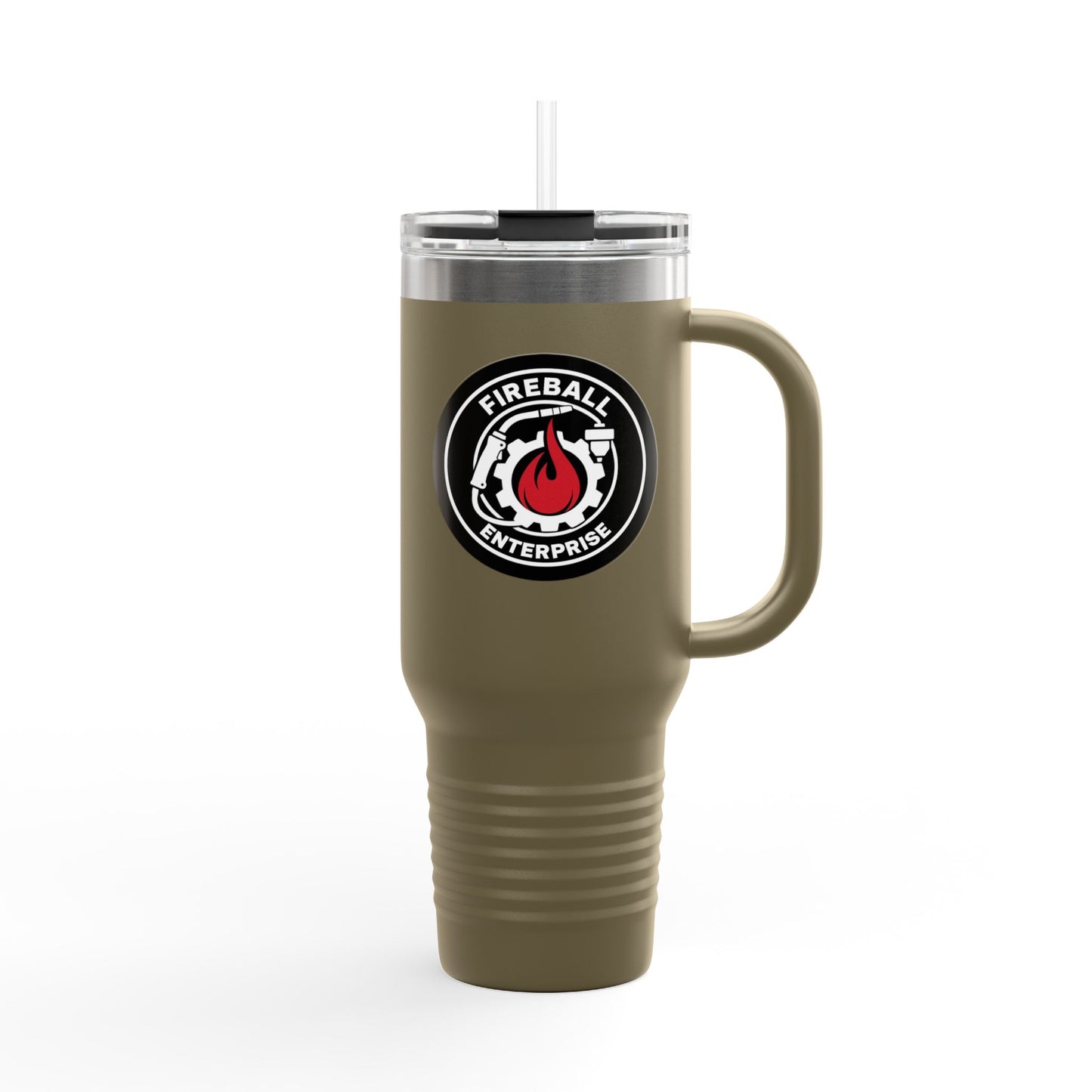 Fireball Enterprise Isolierter Reisebecher | 40oz