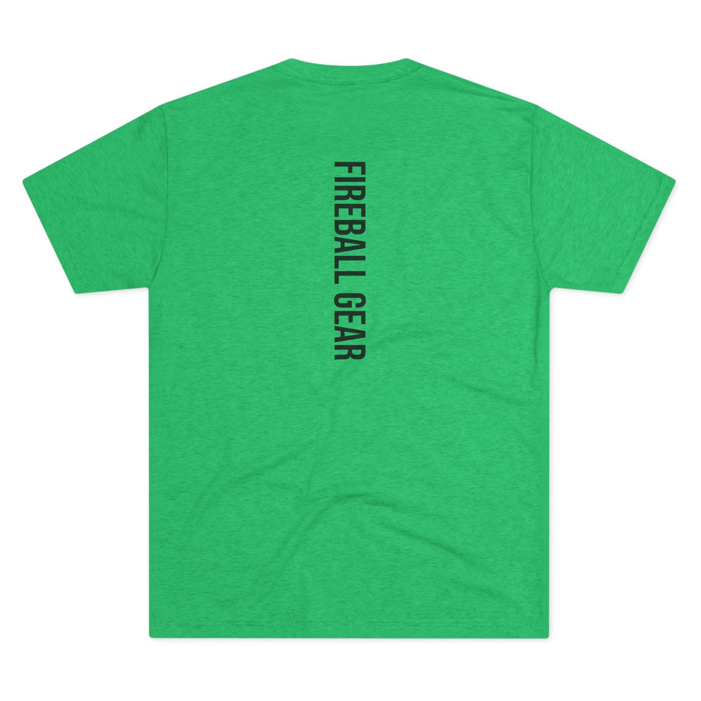 Fireball Gear - Flamme & Ausrüstung zentriert - Schwarz - Unisex Triblend T-Shirt
