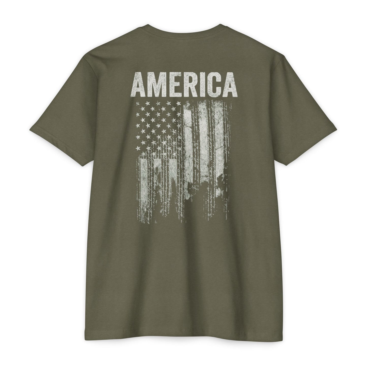 America Flag - CVC T-shirt