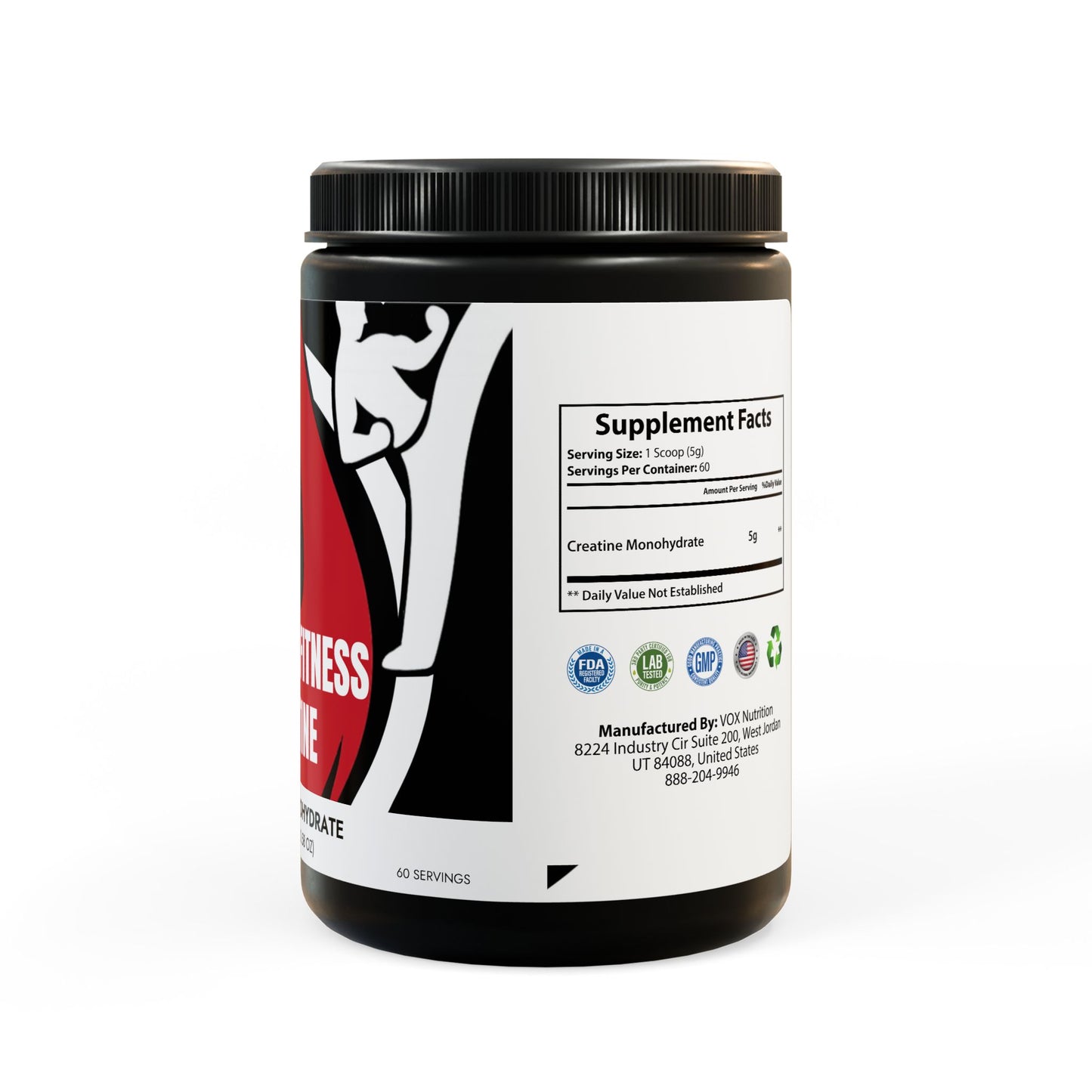 Suplemento de monohidrato de creatina (300 g, 10,58 oz)