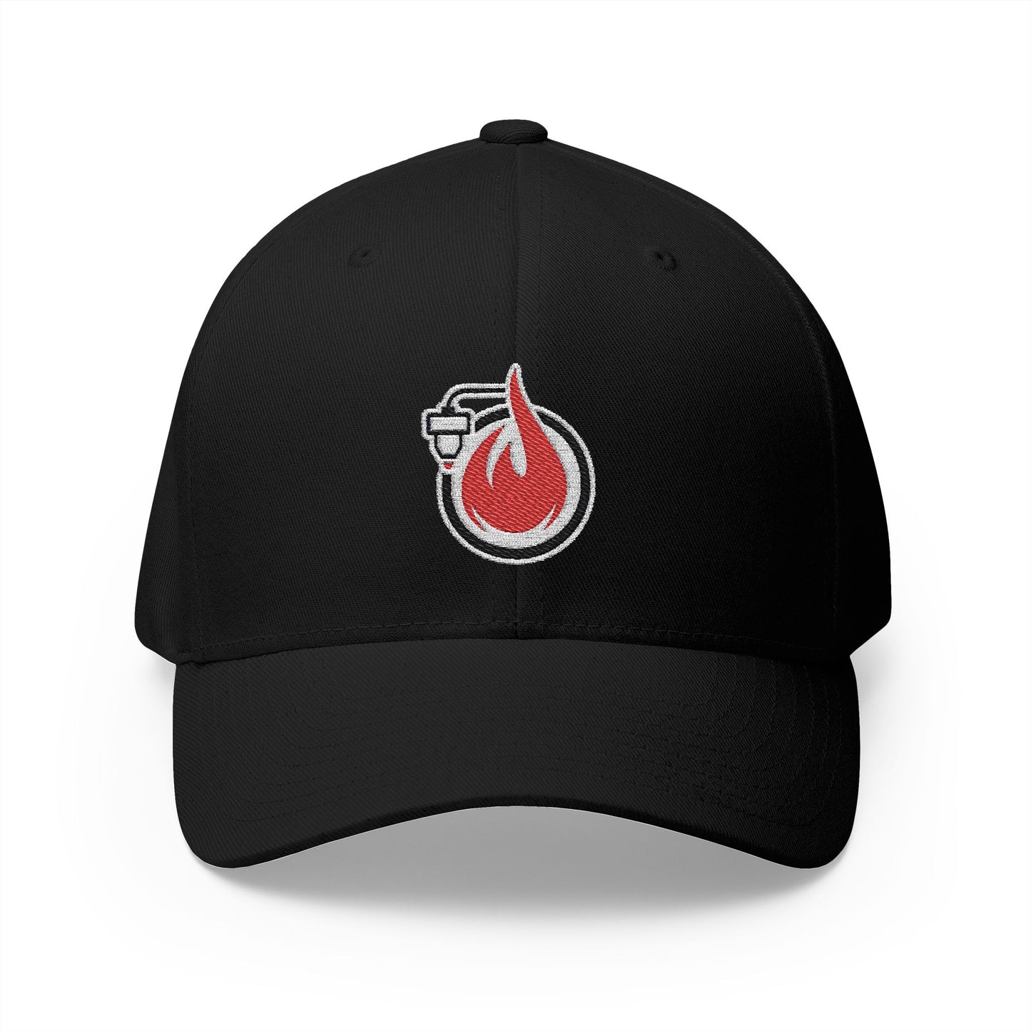 Gorra de béisbol bordada FlexFit Fireball 3D v4.1