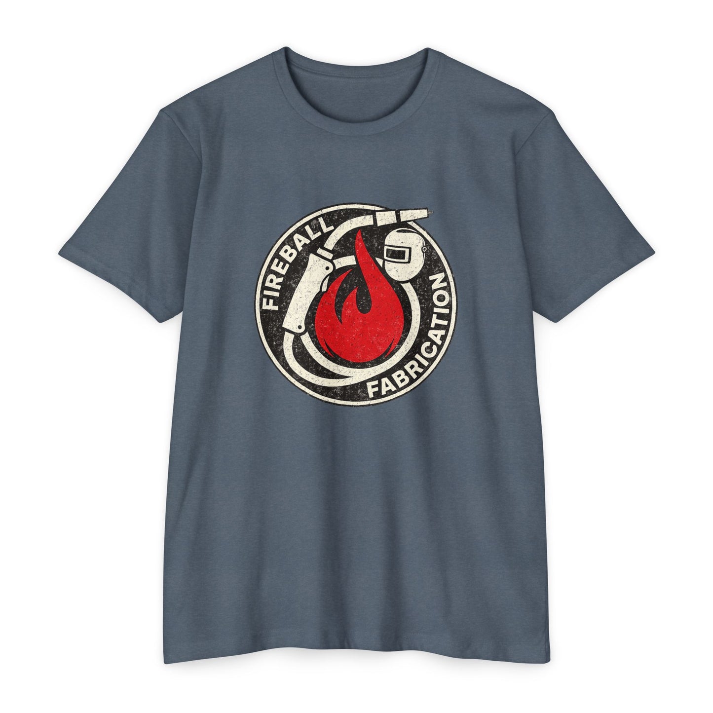Camiseta Fireball Fabrication v3.0 - Desgastada - CVC