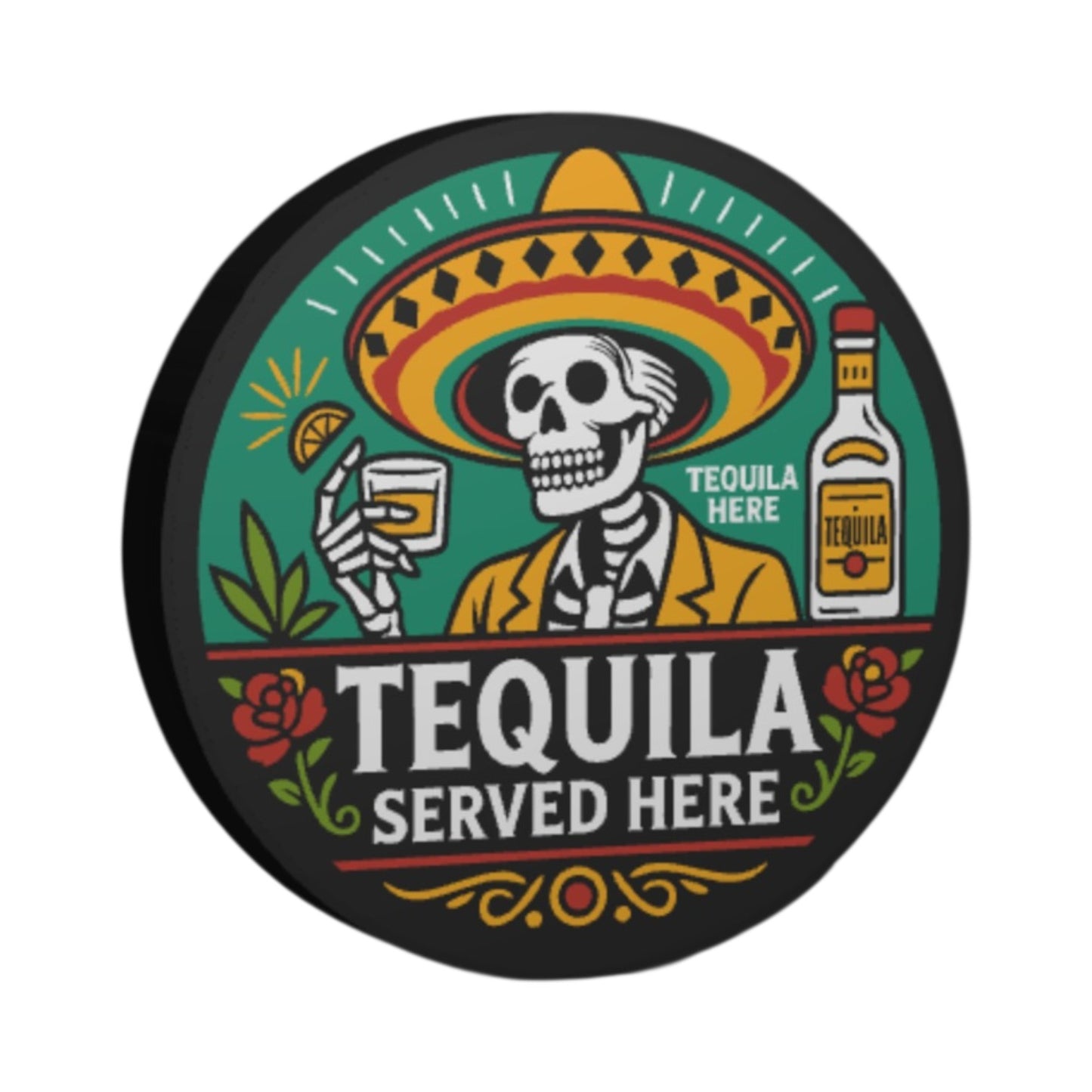 Aquí se sirve tequila - Letrero luminoso
