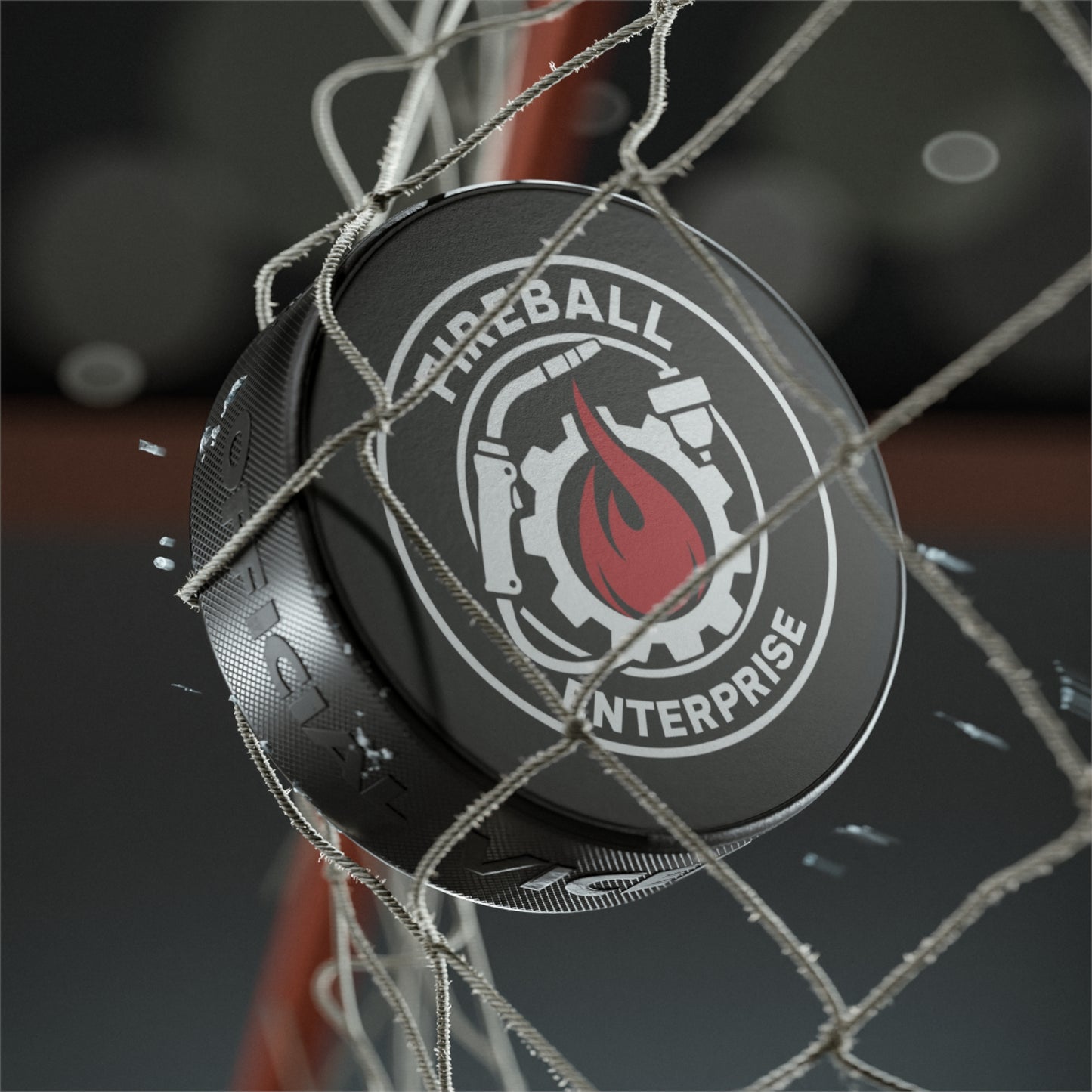 Disco de hockey Fireball Enterprise: regalo perfecto para aficionados al hockey, coleccionistas, eventos deportivos, espíritu de equipo y decoración de escritorio única.