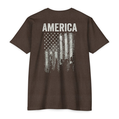 America Flag - CVC T-shirt