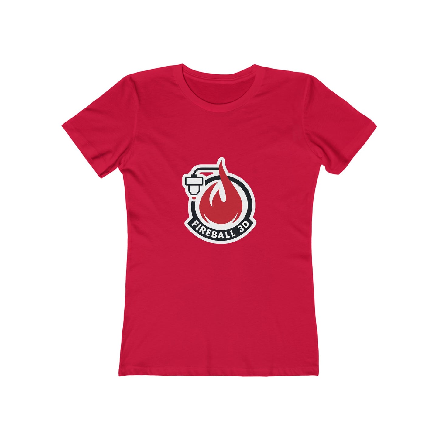 Fireball 3D Logo - Women's Slim Fit T-shirt