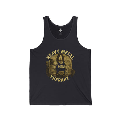Heavy Metal Therapy - Unisex Jersey Tank Top