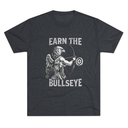 Beast Mode Series - Verdiene dir das Bullseye - Unisex Triblend T-Shirt