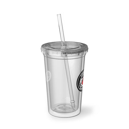 Fireball Enterprise - 16oz Insulated Acrylic Tumbler, with Lid and Straw