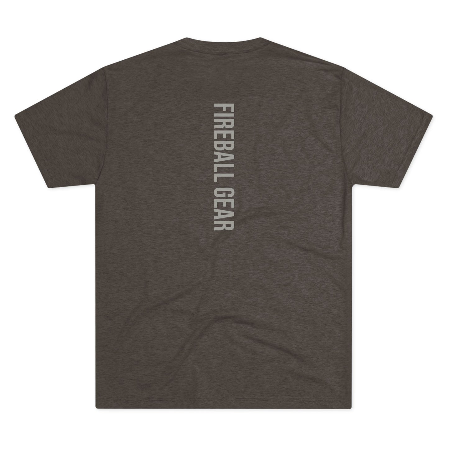 Fireball Gear - Flamme &amp; Ausrüstung - Grau &amp; Weiß - Unisex Triblend T-Shirt