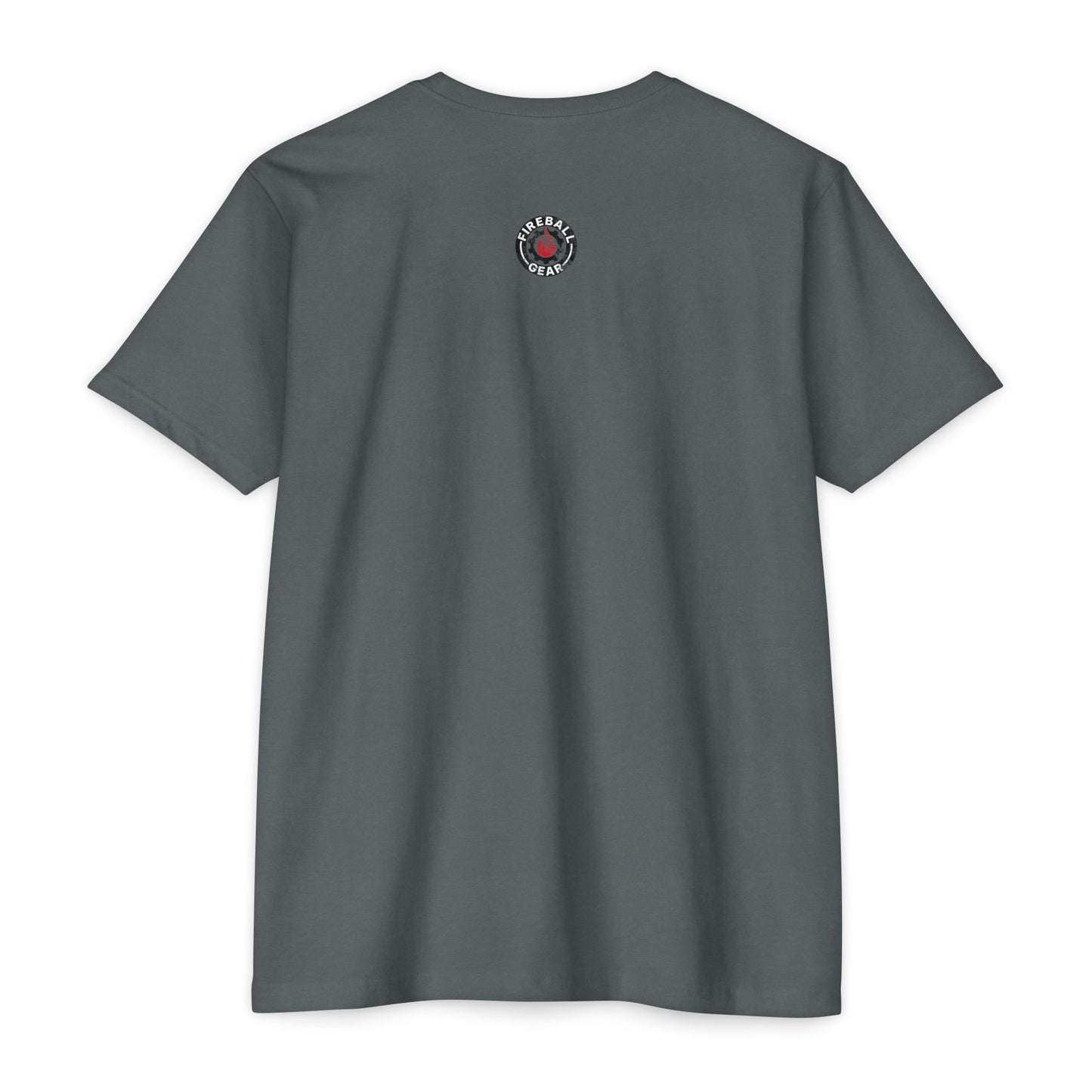 Camiseta unisex Fireball 3D - Desgastada