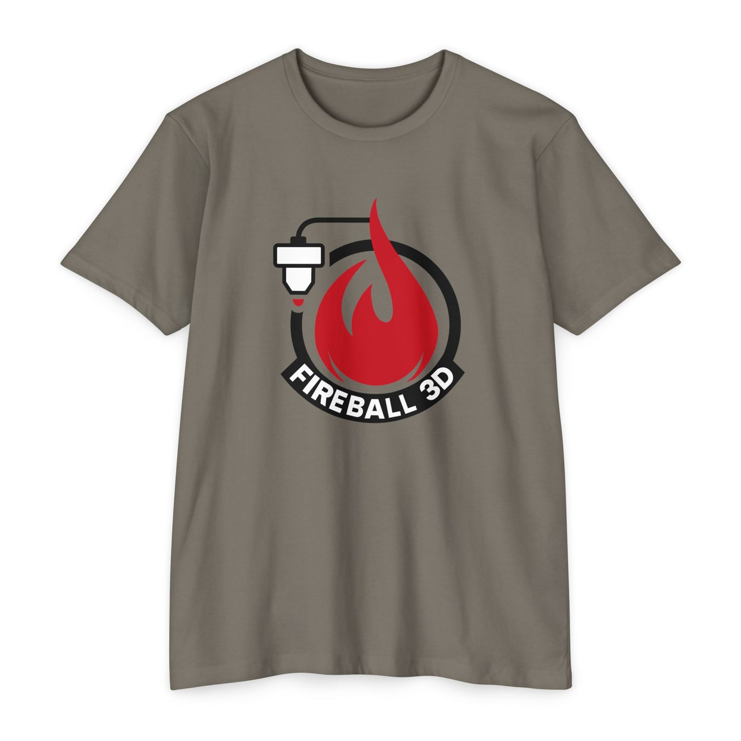 Camiseta unisex Fireball 3D