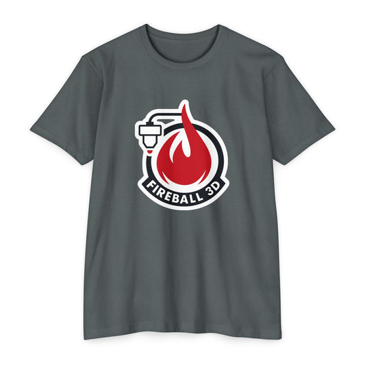 Fireball 3D v4.1 Outlined - Camiseta jaspeada