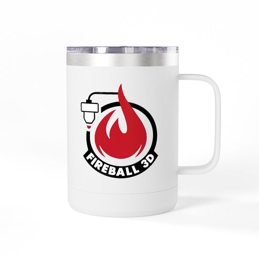 Fireball 3D - Insulated Coffee Mug - 15oz