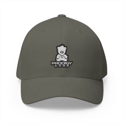 Alien Earth Prodigy Corp - FlexFit Embroidered Baseball Cap - White Thread