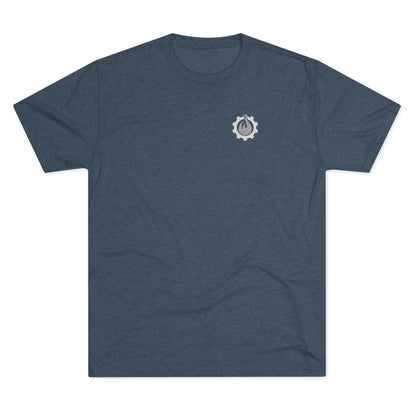 Fireball Gear - Flamme &amp; Ausrüstung - Grau &amp; Weiß - Unisex Triblend T-Shirt