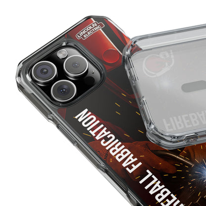 Fireball Fabrication - Fundas magnéticas transparentes resistentes a impactos para iPhone