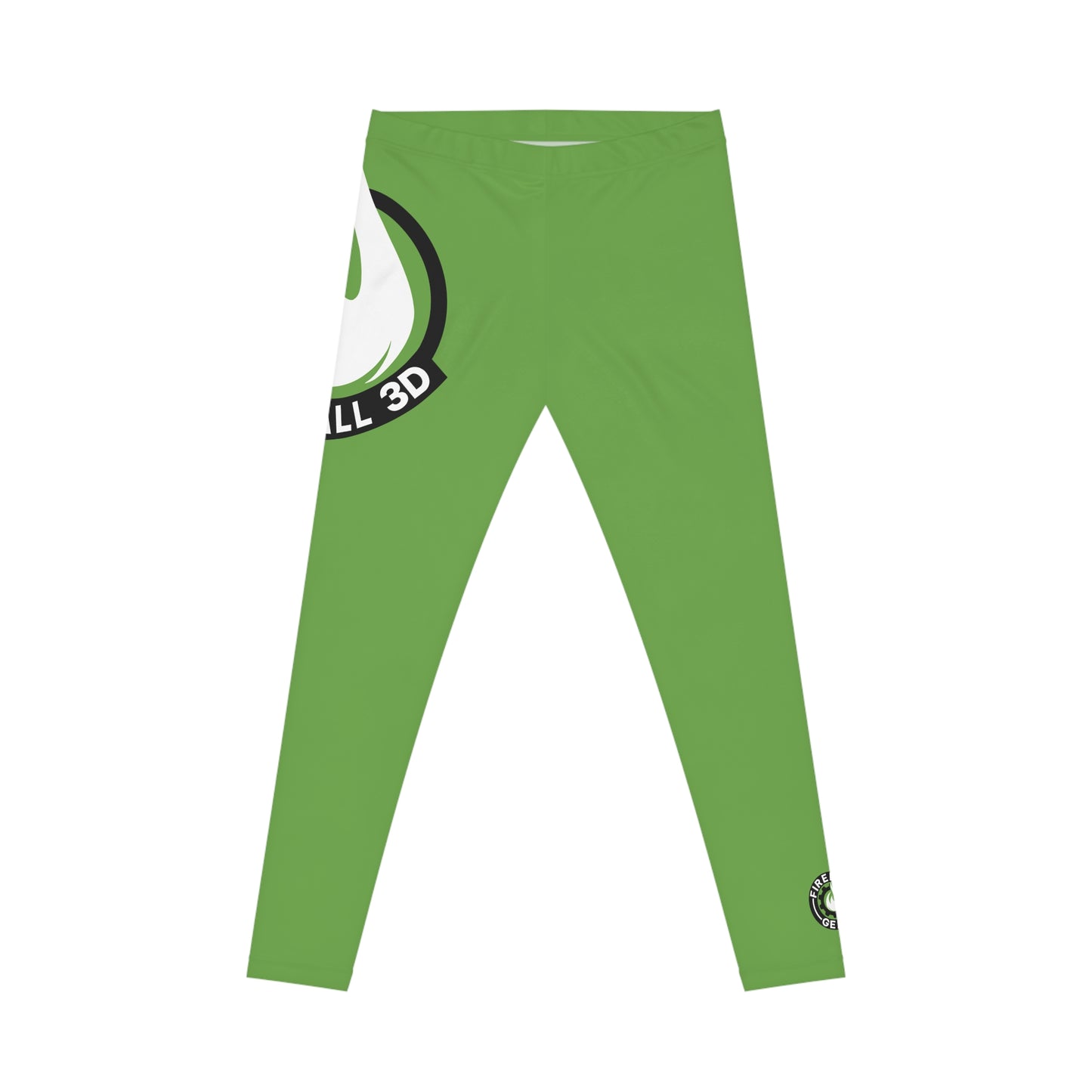 Fireball 3D - Leggings para mujer - Verde