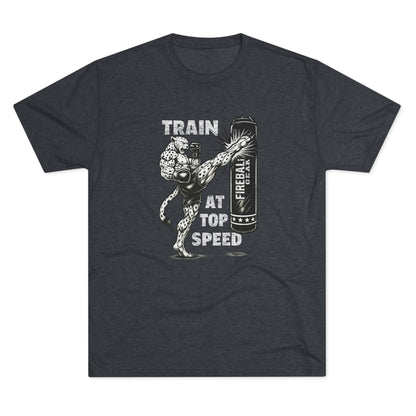 Beast Mode Series - Train at Top Speed - Unisex Triblend T-shirt