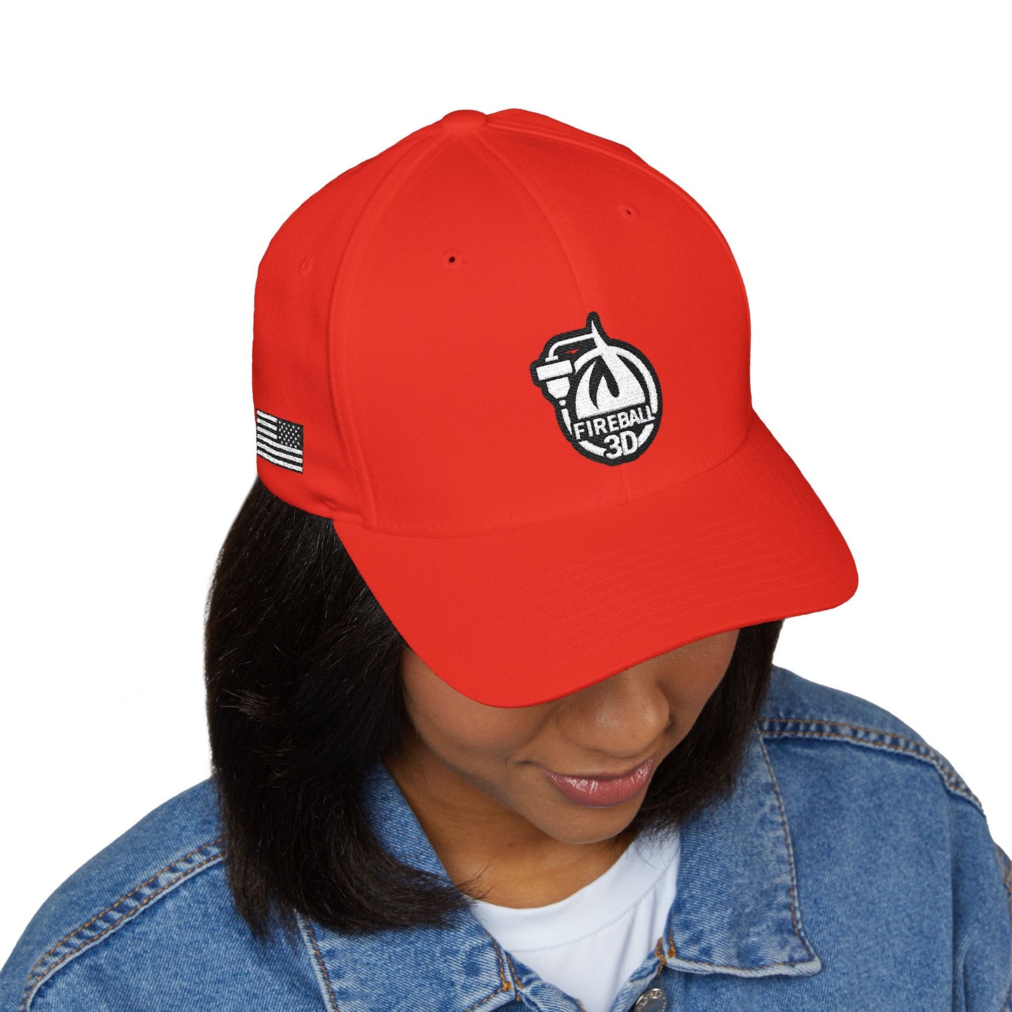 Fireball 3D v3.0 - Flexfit Embroidered Baseball Cap
