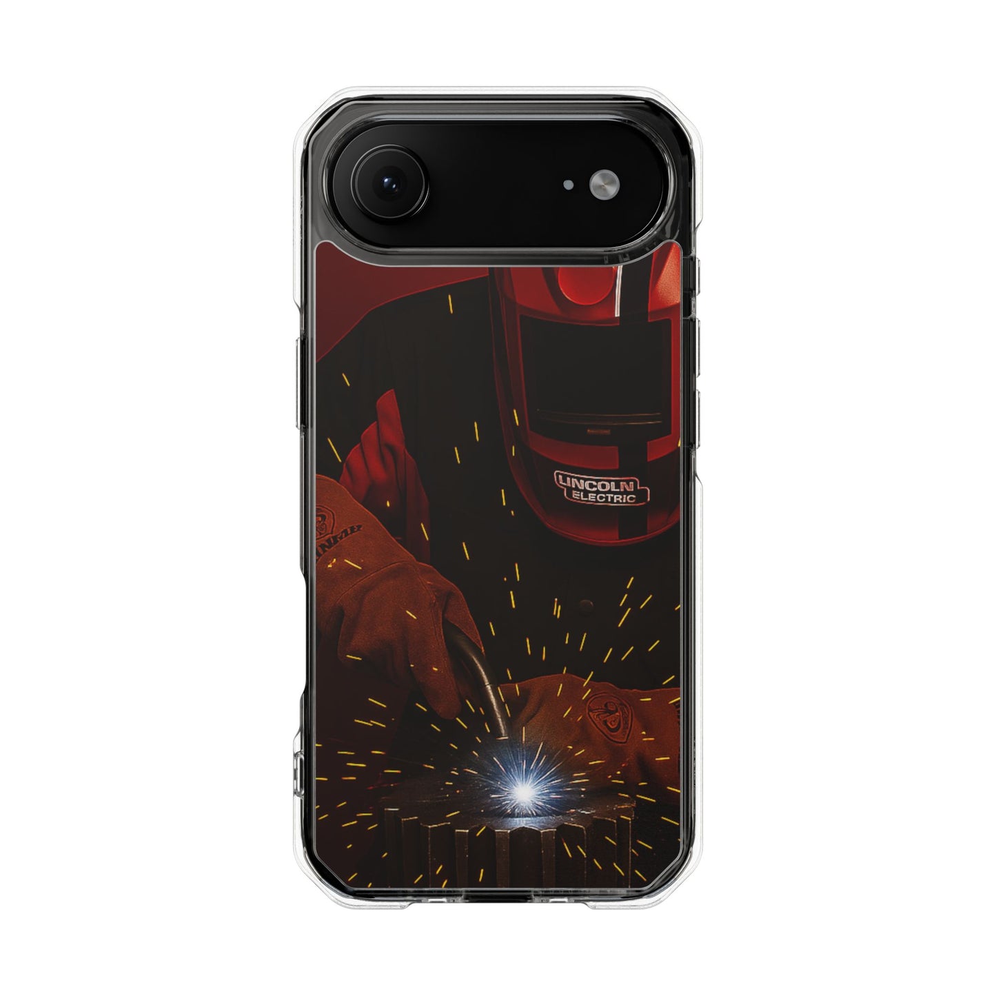 Lincoln Welder - Magnetic Clear Impact iPhone Cases