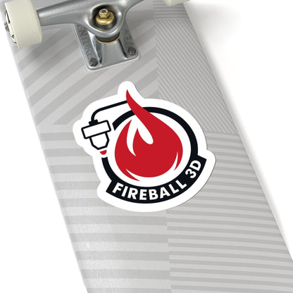 Fireball 3D v4.1 - Pegatina del logotipo