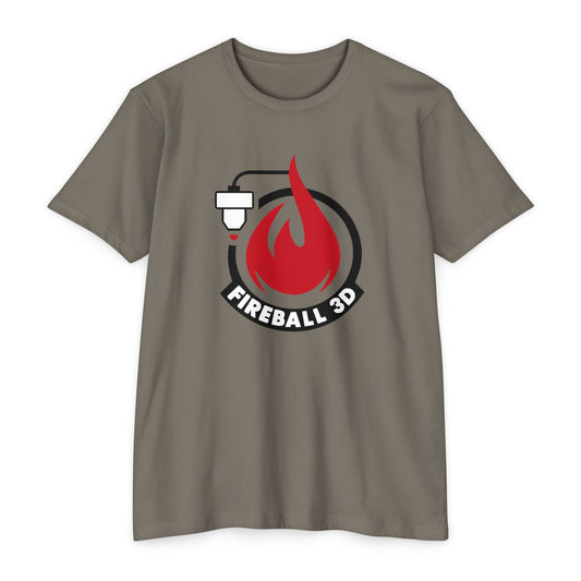 Camiseta CVC de Fireball 3D v4.1
