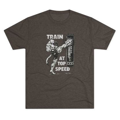 Beast Mode Series - Train at Top Speed - Unisex Triblend T-shirt