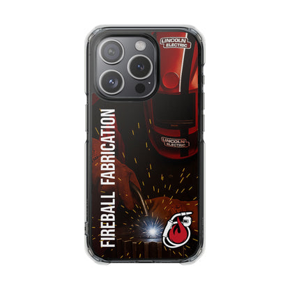 Fireball Fabrication - Fundas magnéticas transparentes resistentes a impactos para iPhone
