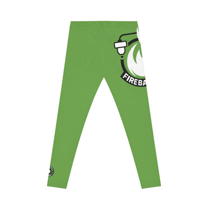 Fireball 3D - Leggings para mujer - Verde
