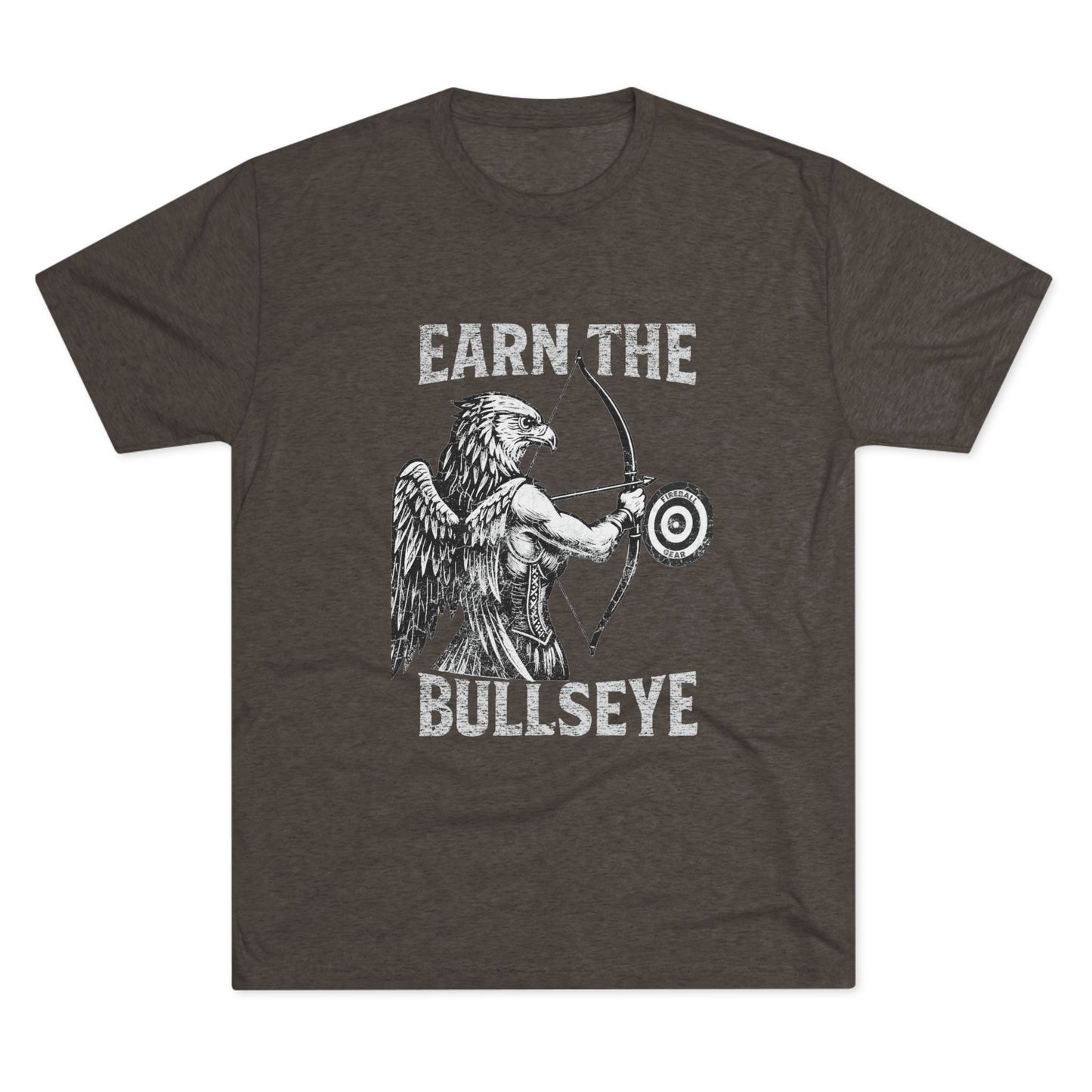 Beast Mode Series - Verdiene dir das Bullseye - Unisex Triblend T-Shirt