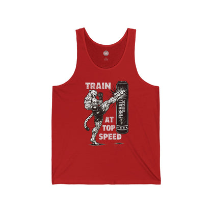 Beast Mode Series - Train at Top Speed - Jersey Tank Top