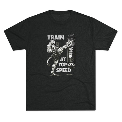 Beast Mode Series - Train at Top Speed - Unisex Triblend T-shirt