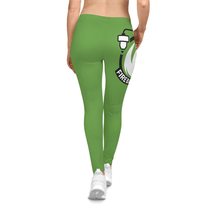 Fireball 3D - Leggings para mujer - Verde