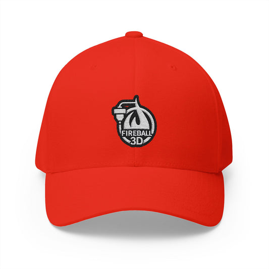 Fireball 3D v3.0 - Flexfit Embroidered Baseball Cap