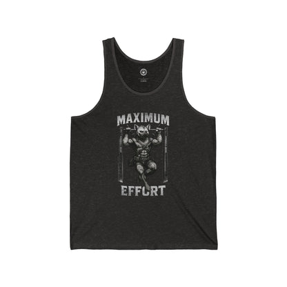 Beast Mode Series - Maximum Effort - Fitness Jersey Tank Top