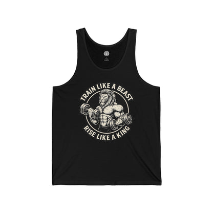 Serie Modo Bestia - Entrena como una bestia, asciende como un rey - Camiseta sin mangas unisex
