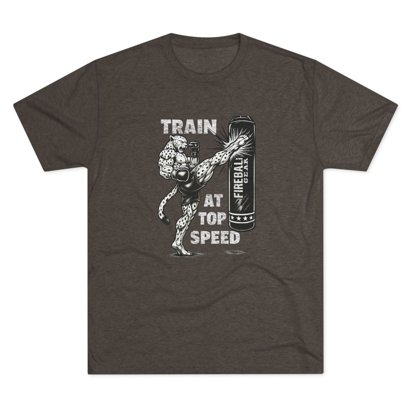 Beast Mode Series - Train at Top Speed - Triblend T-shirt